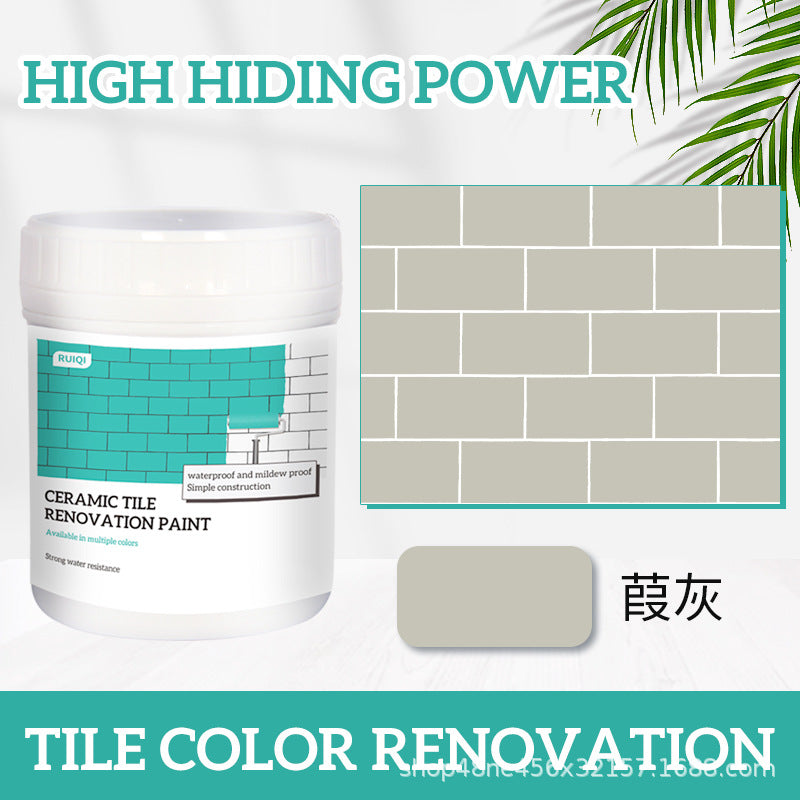 Tile Paint Bathroom Kitchen Floor Tiles Wall Tiles Marble Renovation Color Change Paint Wear-resistant Glass Color Change Paint