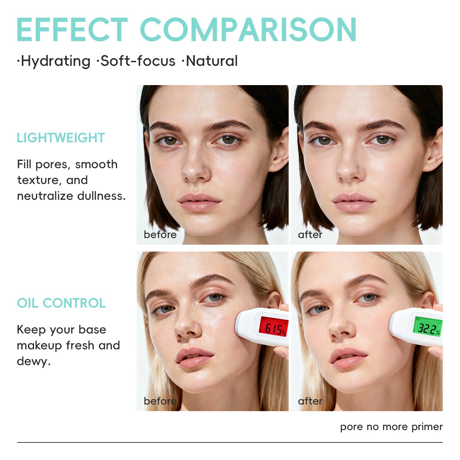 sheloves Pore Concealing Primer Lightweight Concealer Makeup Effect Exclusive Supply Oil Control Clear Primer