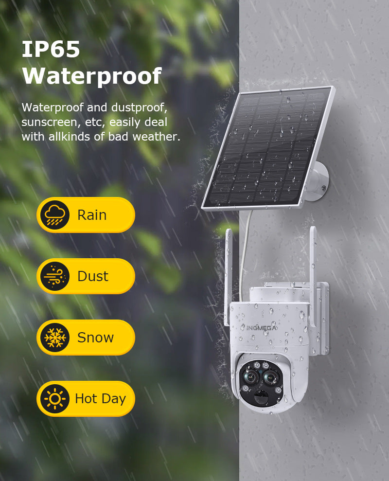 Private Model4G Solar-powered Camera122x Zoom Surveillance600High Definition Full Color Outdoor Special