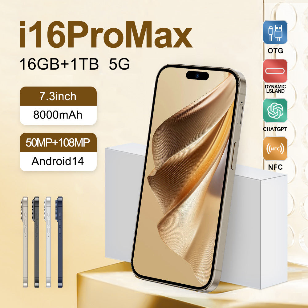 i16 ProMax Android Smartphone16+1T Shopee E-commerce(Popular)
