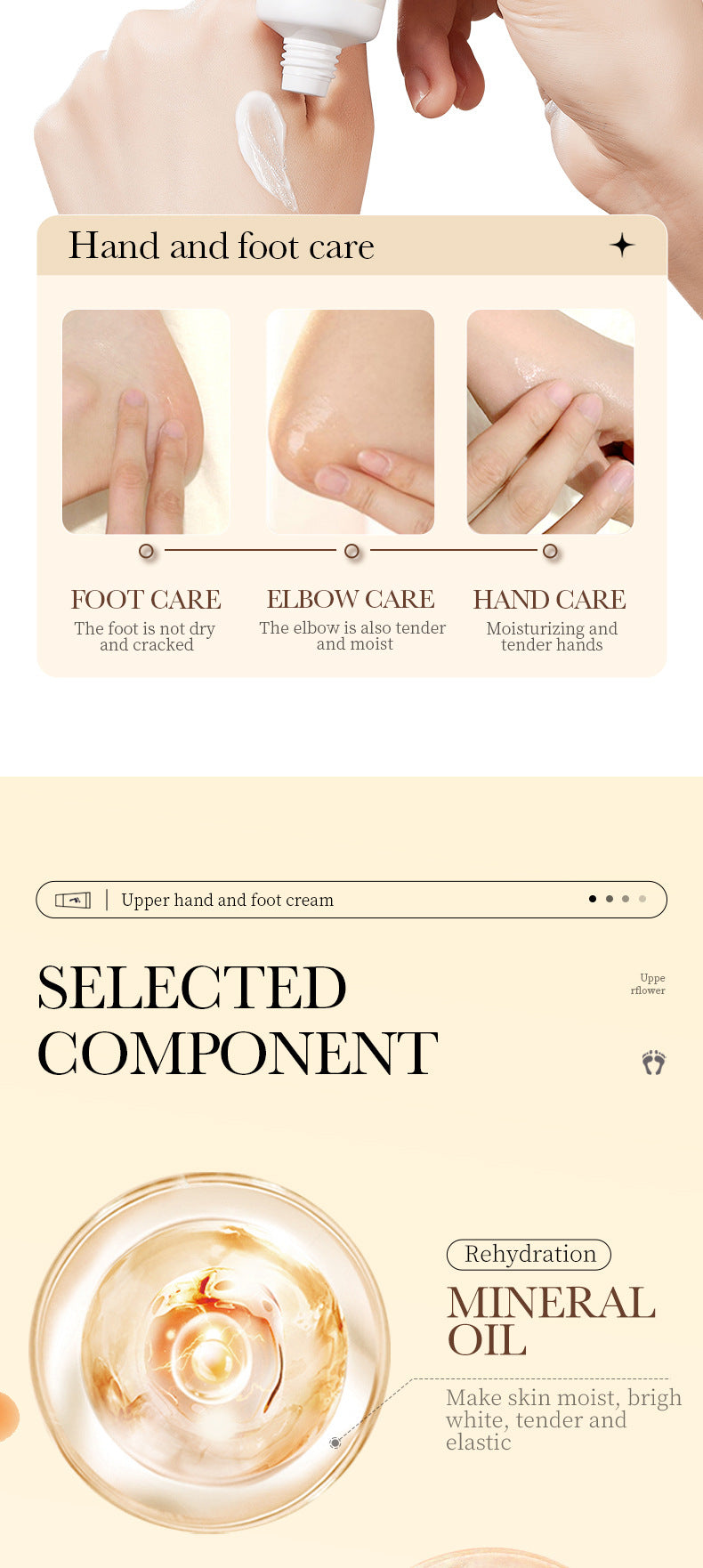 Full English Hand and Foot Cream60g SADOER Hydrating, moisturizing, anti-cracking, hydrating fragrance hand cream for  foreign trade wholesale