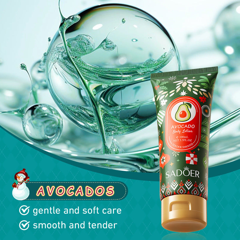 Avocado Moisturizing Body Lotion SADOER Autumn and winter moisturizing body cream cross-border foreign trade wholesale