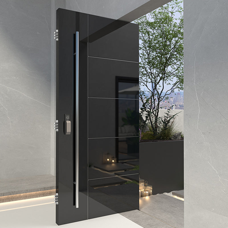 Guangdong Daji Custom Luxury Aluminium Frame Door for Exterior Modern Outdoor Doors Steel Front Door Pivot