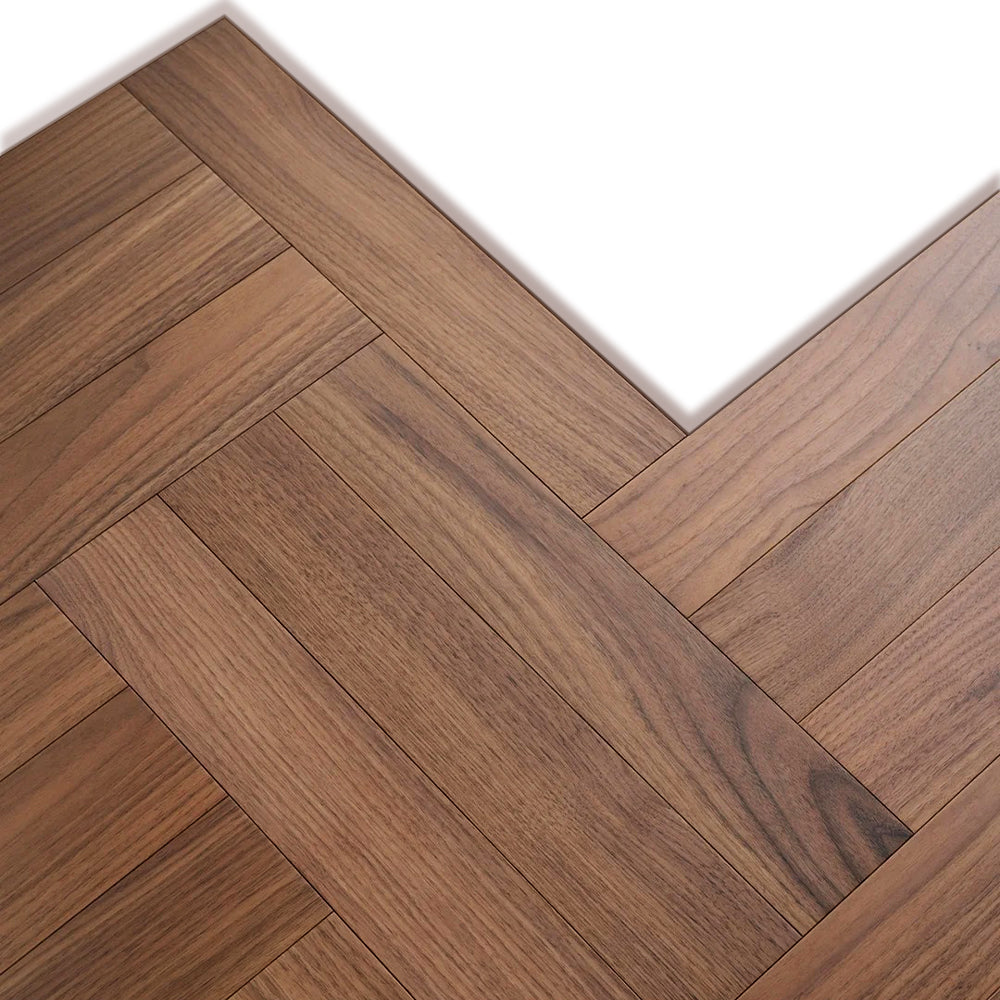 Premium 15mm Multilayer Black Walnut Flooring Customizable Design Engineered Wood Floor Rich Grain for Modern Outdoor Spaces