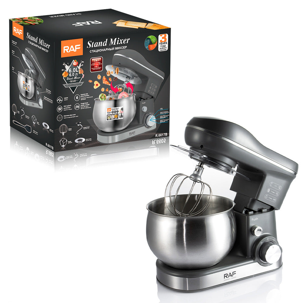 RAF European Standard Small Fully Automatic Dough Kneading and Fermentation Machine Household Multifunctional Cooking Chef Machine 6617