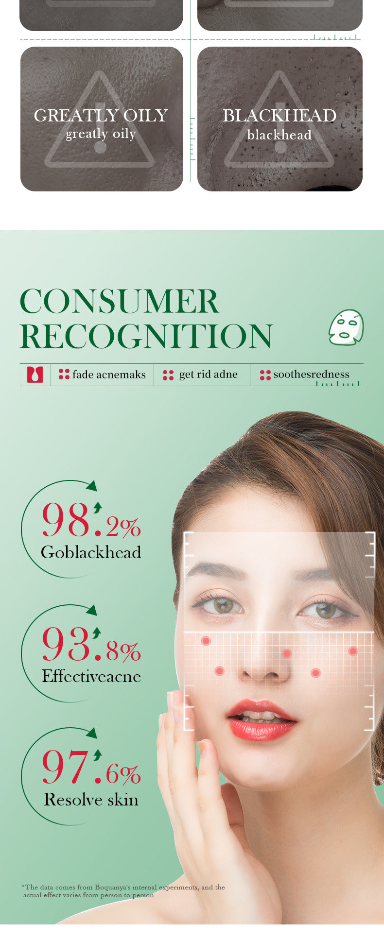 Salicylic Acid Mask25g BIOAOUA Moisturizing and Hydrating Tablets for Cross-Border Wholesale