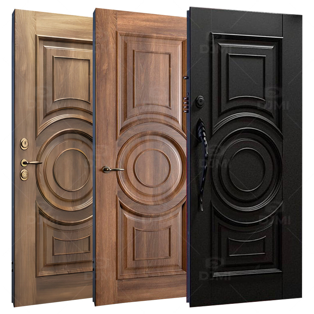 2024 European Standard Solid Wooden Door for Interior Door Home With Painting Surface Treatment