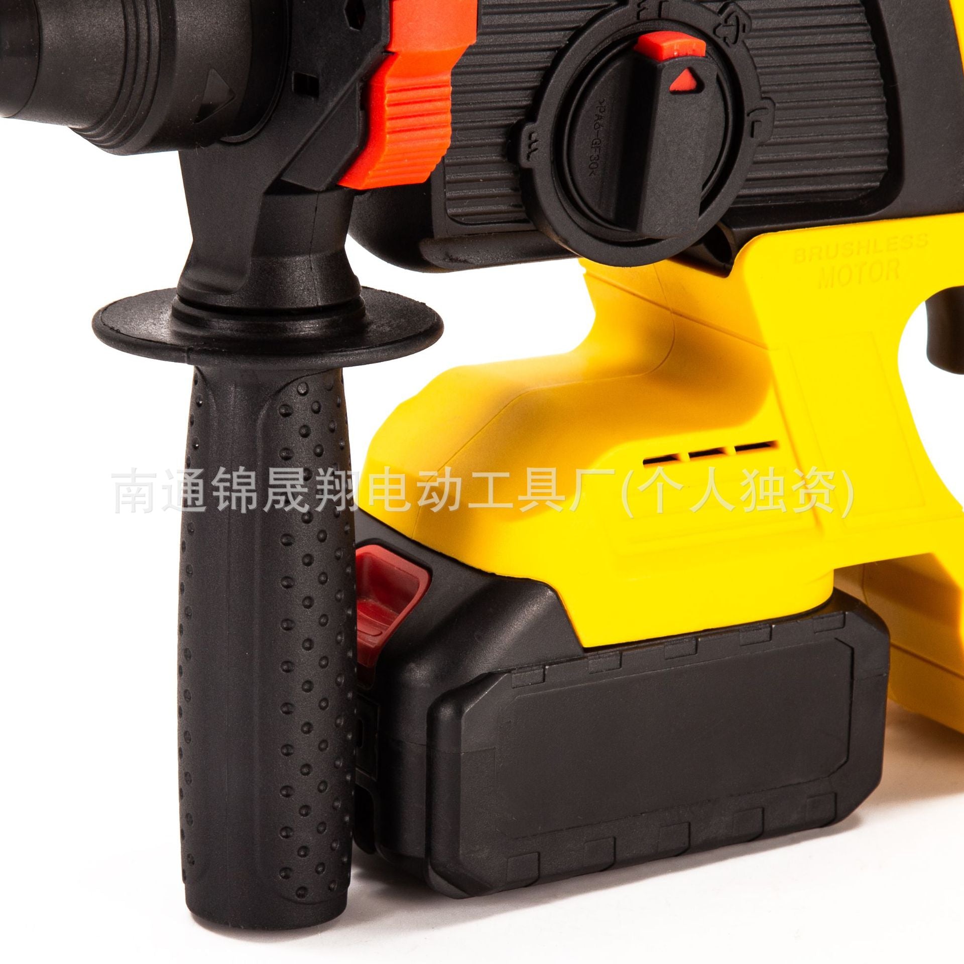 Brushless Cordless Electric Hammer Impact Drill Lithium Battery Multi-Function Cordless Hammer Drill Electric Pickaxe Power Tool
