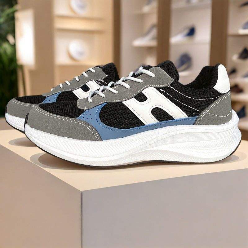 New Sports Shoes Sports Casual Shoes Summer Mesh Breathable Wear-Resistant Fashion Super Soft Campus Versatile Running Men's Shoes