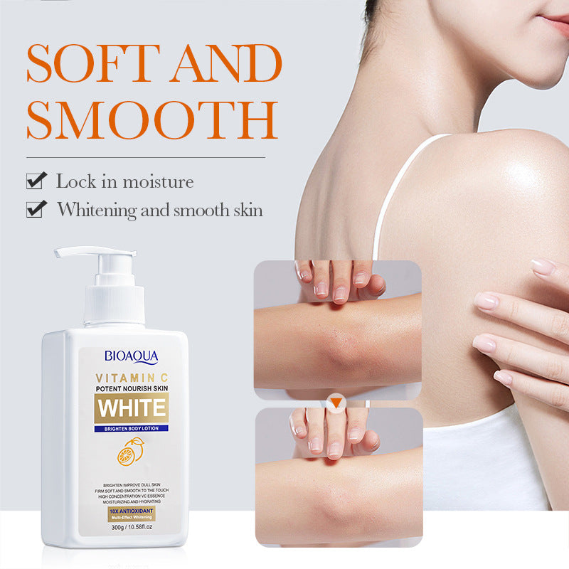 Full English VC Whitening Body Lotion BIOAOUA Vitamin C Brightening, Hydrating, Moisturizing, Skin Care,  Wholesale