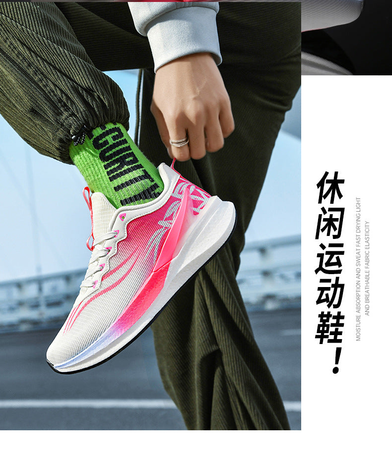 Red Rabbit8pro Rebound Cushioning Carbon Plate Running Shoes Mesh Breathable Non-Slip Sports Shoes Fashion Casual Racing Running Shoes