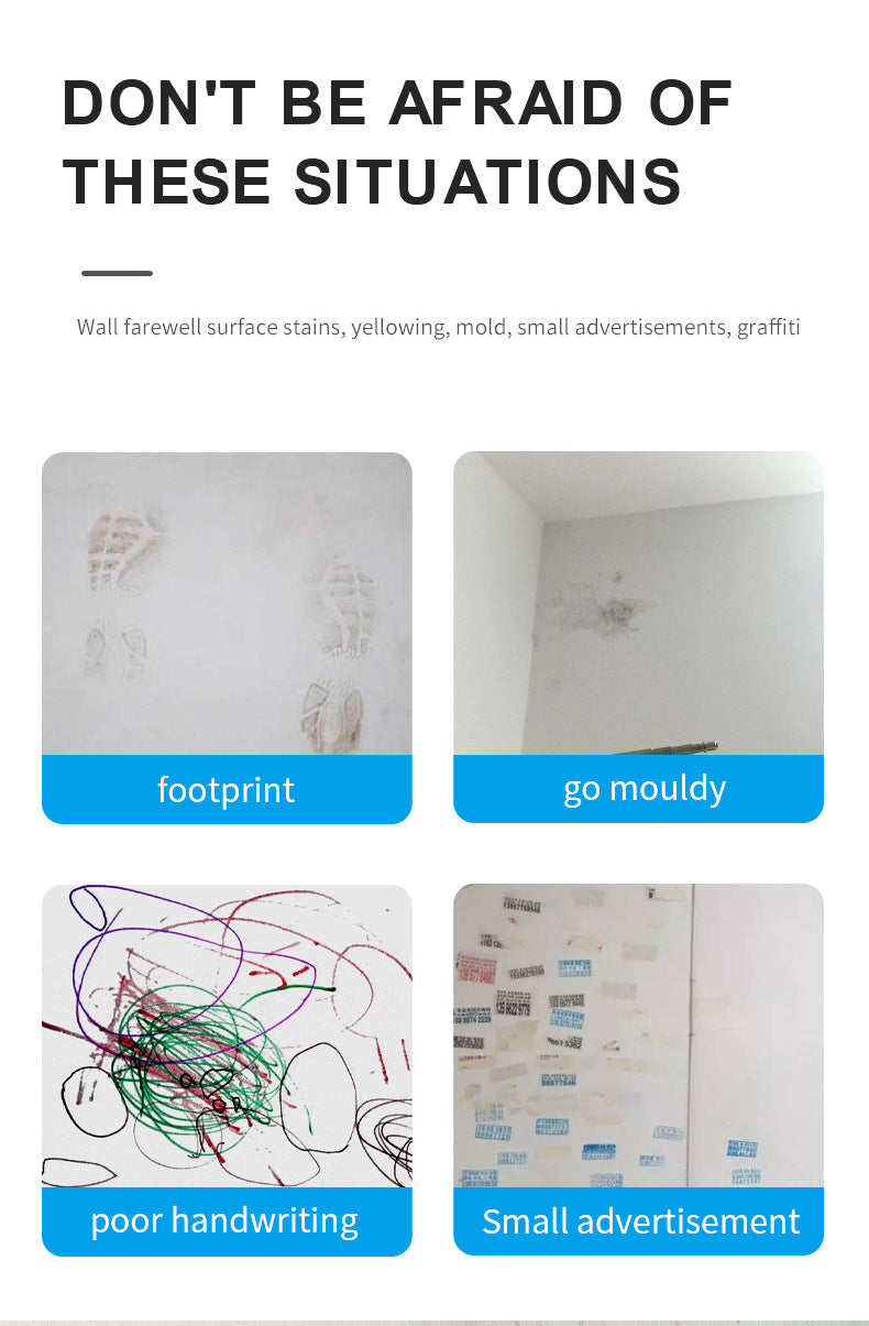 Wall Small Roller Brush Paint Cocoa Roller Dirty Graffiti Renovation Color Change Latex Paint Portable Water-Based Interior Wall Paint