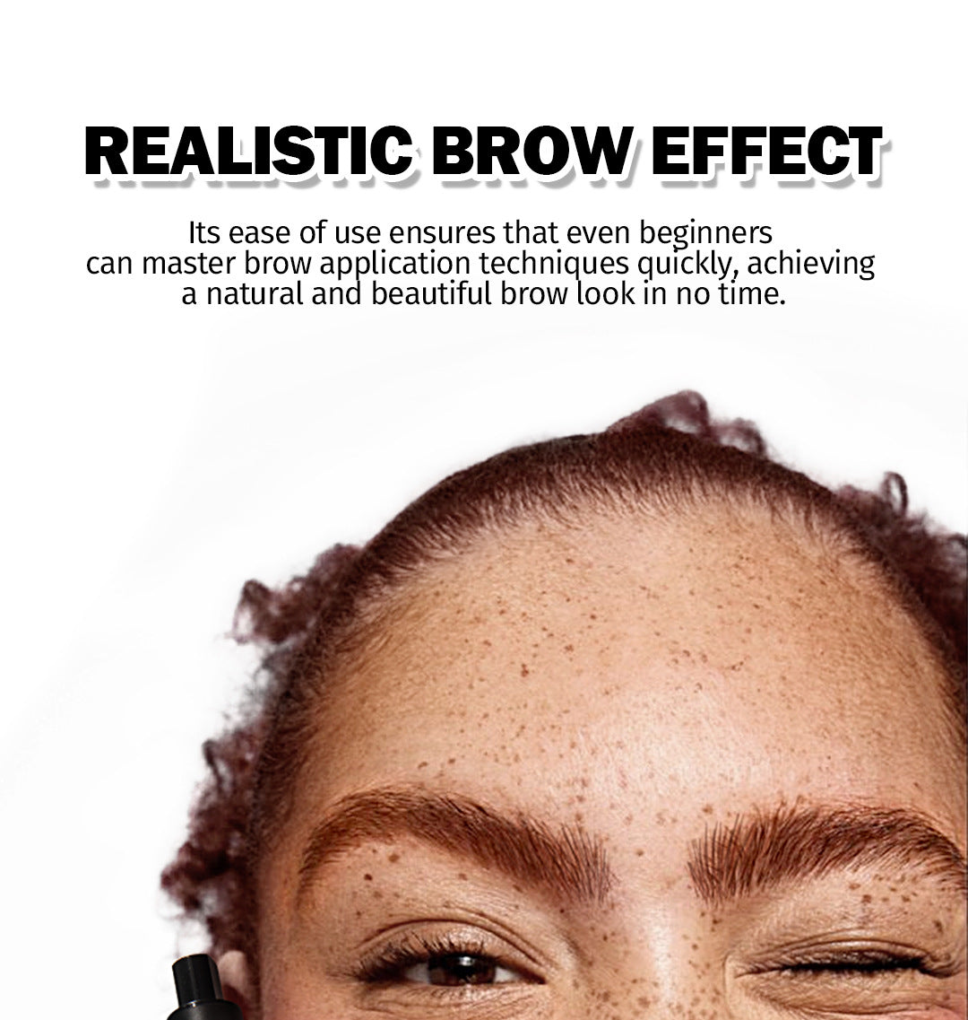 Hot-Selling Eyebrow Dye Cream Upgraded Version Press-Type Fine Brush Head Eyebrow Cream Waterproof Smudge-Proof Wild Eyebrow Pencil