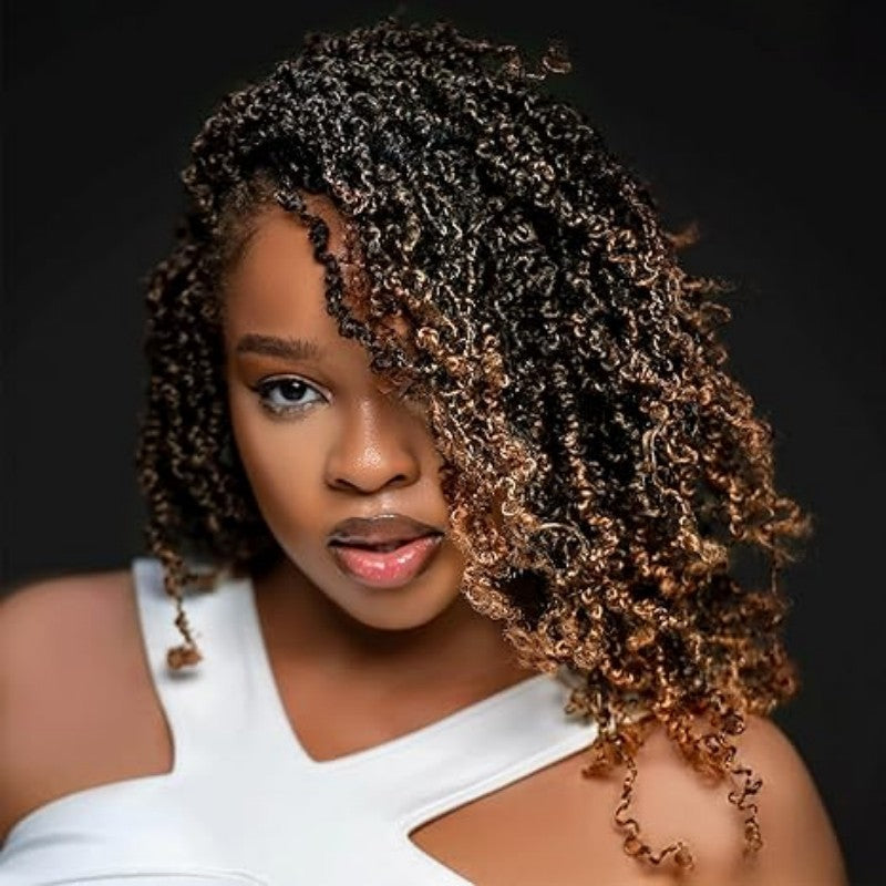 TEMU Hot-selling Export Synthetic Crochet Curly Hair Yanky Twist Instant Noodles