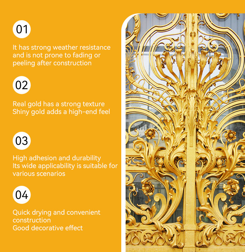 Lacquer Hero Glitter Gold Leaf Lacquer Gold Powder Lacquer Paint Super Bright Gold Lacquer Water-based Calligraphy Lacquer Water-based Gold Lacquer