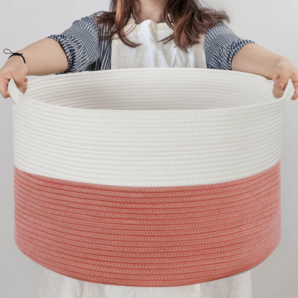 Woven Storage Basket Laundry Basket Dirty Clothes Basket Miscellaneous Children's Toy Organizer Foldable