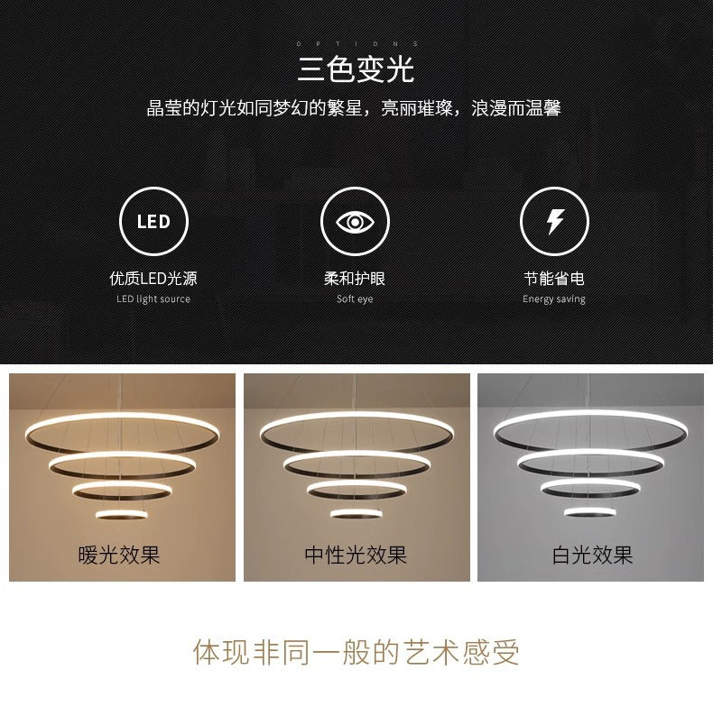 Zhongshan Lighting Wholesale LED Ceiling Lamp Bedroom Dining Room Lamp Minimalist Modern Creative Lighting Nordic Bar Pendant Light