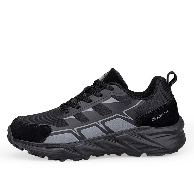 Breathable Casual Versatile Sneakers2024Autumn New Anti-Slip Running Shoes for Teenagers Lightweight Shock-Absorbing Trendy Shoes