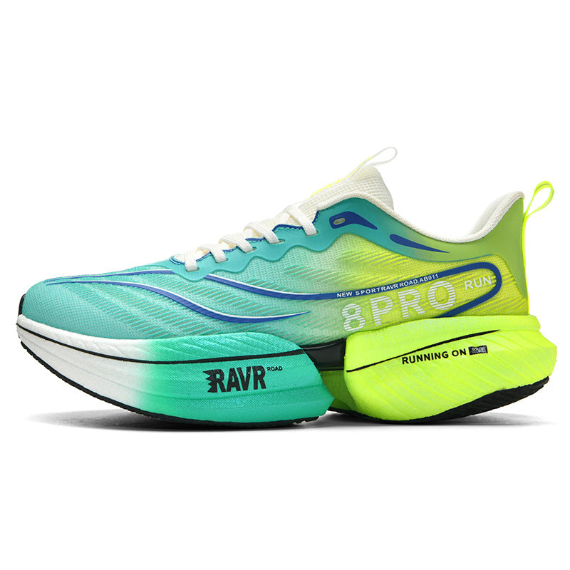 Red Rabbit8pro Carbon Plate Running Shoes Autumn Mesh Ultra-light Breathable Sports Shoes Men and Women Couples All-match Casual Running Shoes