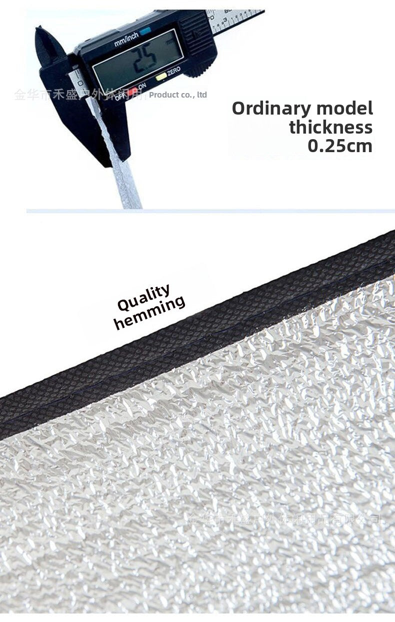 Source Manufacturer Outdoor Moisture-Proof Mat Picnic Mat Wholesale Pearl Cotton Coated Aluminum Film Double-Sided Aluminum Film Mat Camping Mat