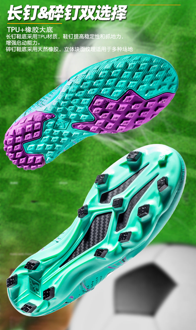 Men's Soccer Shoes Children's Cleats tf Professional training shoes for adult students, wholesale soccer shoes