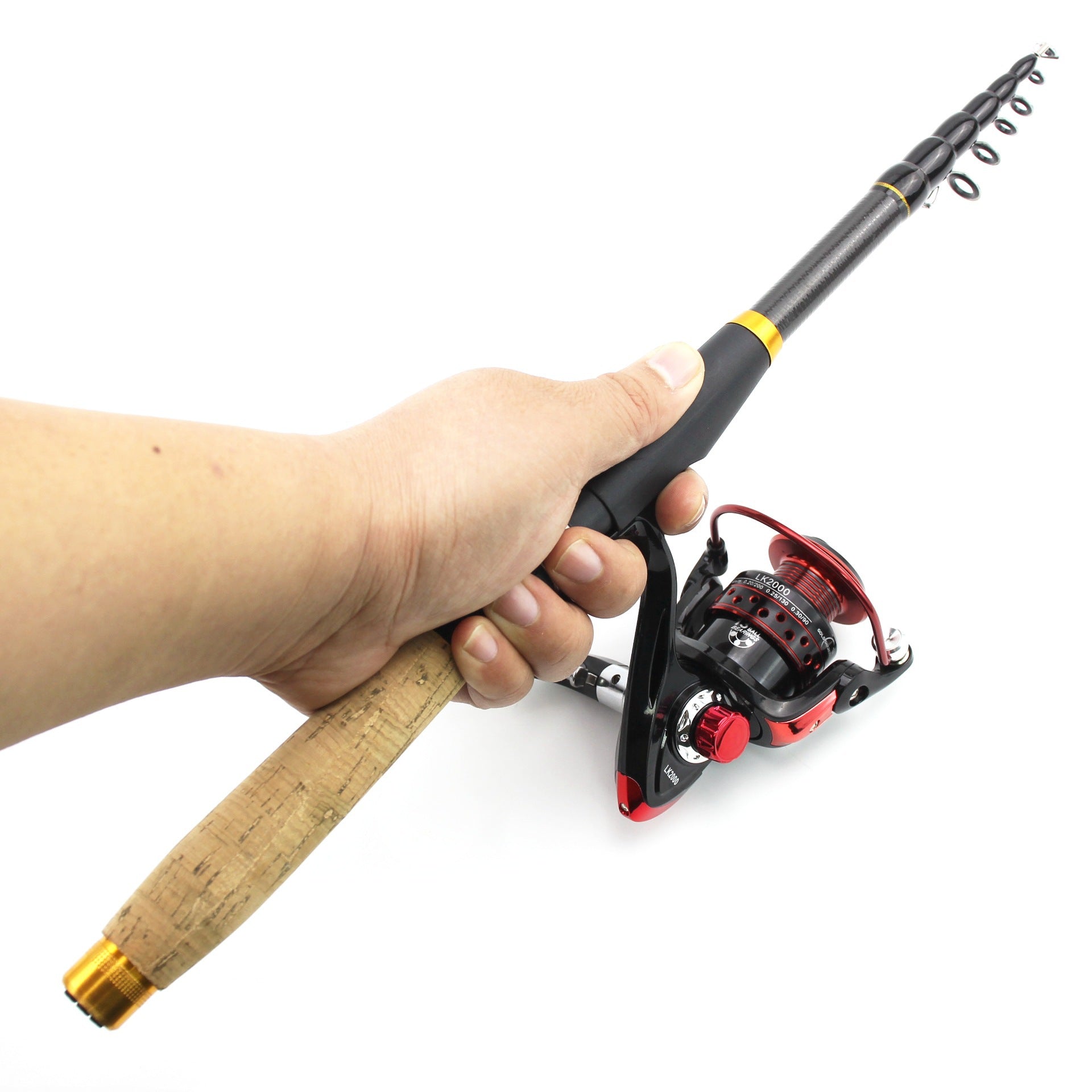 2.1Mi Xiao Hai Rod Set Ultra Short Telescopic Fishing Rod Spinning Reel Combo Amazon FBA Overseas Warehouse Fishing Gear