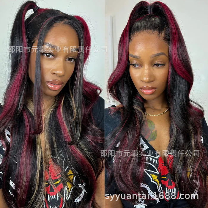 13*6 Lace Front  Blonde Synthetic Wavy Wig