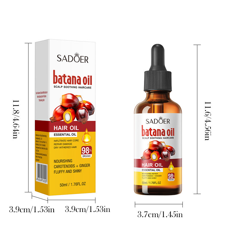 Full English Batana Scalp Hair Care Oil SADOER Soothing and Smooth Hair Oil  Wholesale