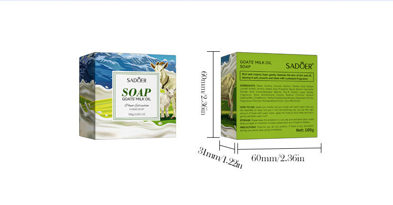 Full English Plant and Fruit Scented Soap100g SADOER Cleansing, Moisturizing Handmade Soap  Wholesale