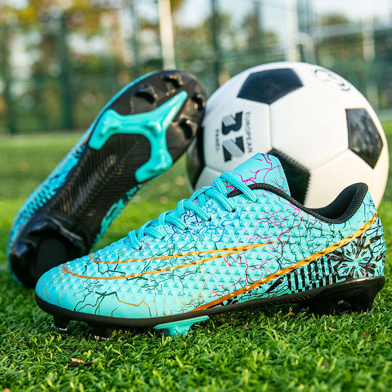 New professional football shoes for men and women AG Spike TF Broken Nail Youth Student Grassland Competition Training Shoes
