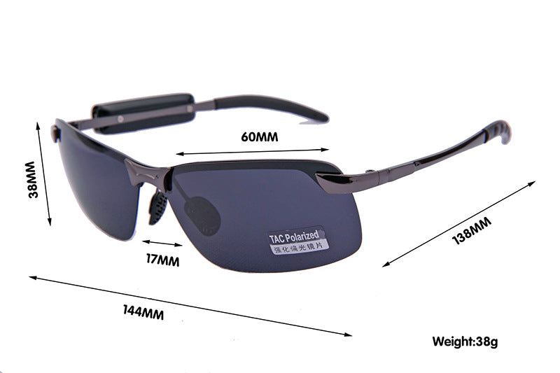 New Smart Stereo Bluetooth Music Glasses Retro Glasses Polarized Sunglasses Music Phone Driving Glasses