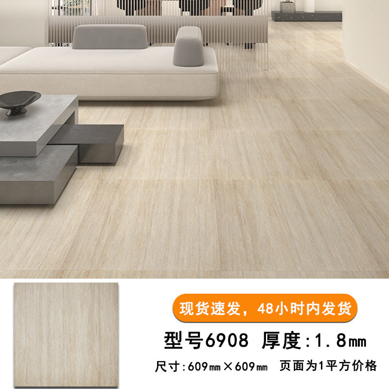 pvc Self-Adhesive Floor Stickers Imitation Tile Flooring Glue Commercial Wear-Resistant Thickened Waterproof Non-Slip Office Special Floor Vinyl