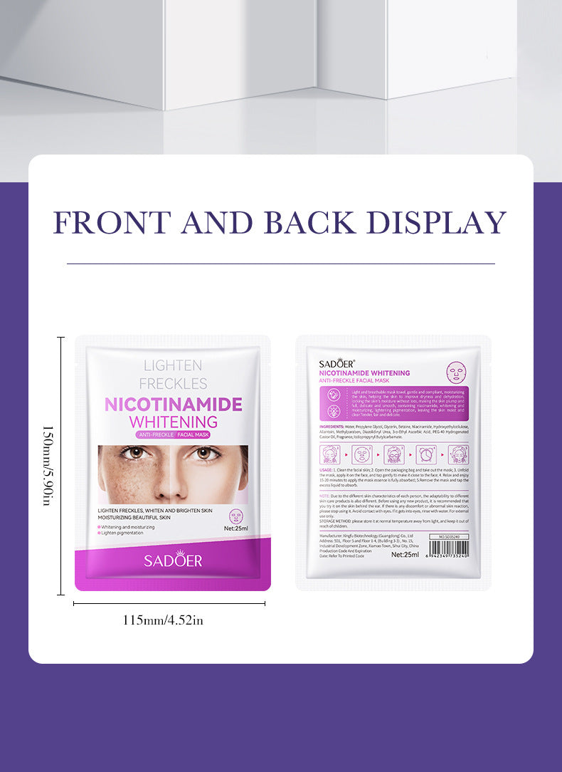 Niacinamide Whitening and Spot Removal Set Brightening Skin Tone Moisturizing Hydrating Export Manufacturer Wholesale