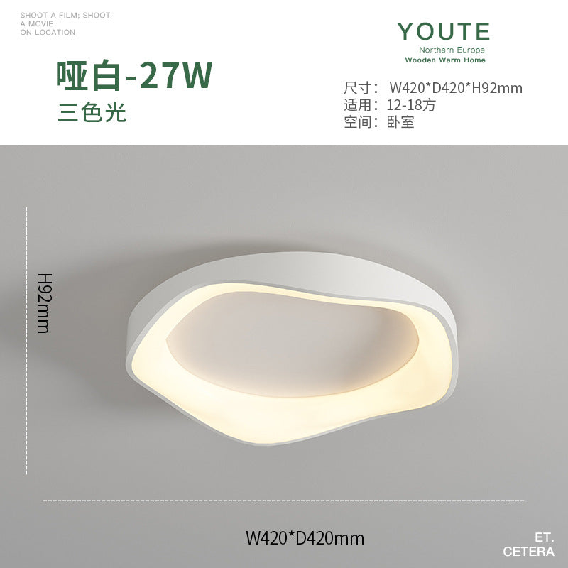 Macaron Ceiling Light Ultra-thin Living Room Lamp Home Decoration Modern Minimalist Bedroom Lamp led Creative Round Shape Ceiling Lamp