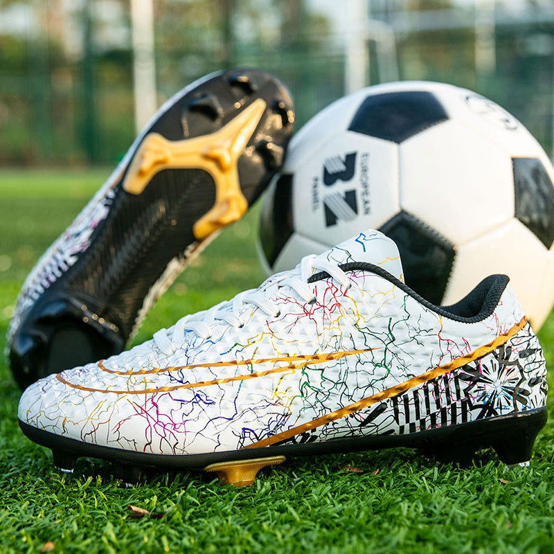 New professional football shoes for men and women AG Spike TF Broken Nail Youth Student Grassland Competition Training Shoes