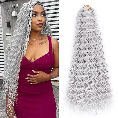 DeepWaveTwist Long Curly Hair Crochet Hair Extensions Afro Synthetic Hairpiece European and American Cross-Border Wholesale Fluffy