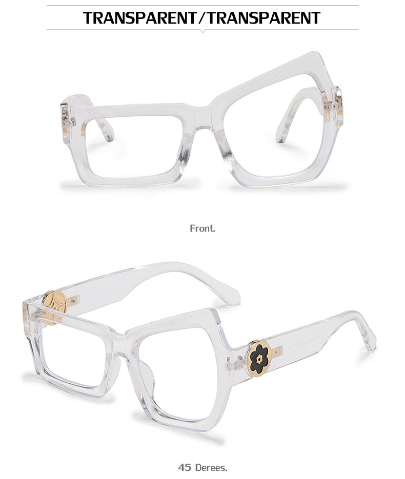 European and American Steampunk Sunglasses Unique Irregular Outdoor Sun Protection Sunglasses for Men High-end Glasses Wholesale
