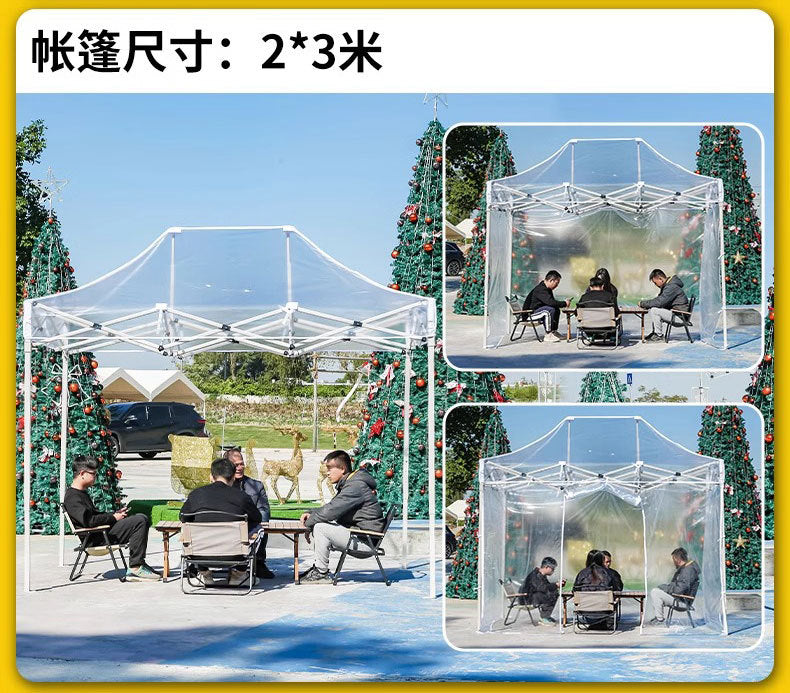 Sunroom Fully Transparent Enclosure Tent Outdoor Rainproof Windproof Balcony Awning Simple Insulation Flower Room Sunshade