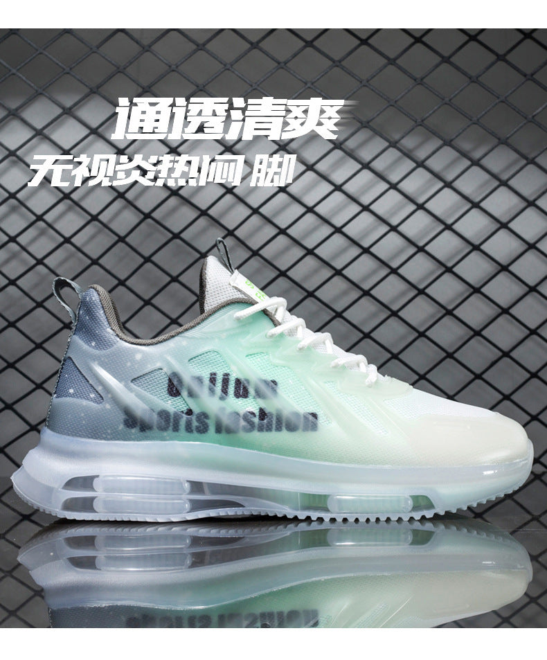2025Summer New Fashion Luminous Trendy Shoes Casual Breathable Comfortable Men's Shoes Non-Slip Wear-Resistant Sports Running Shoes