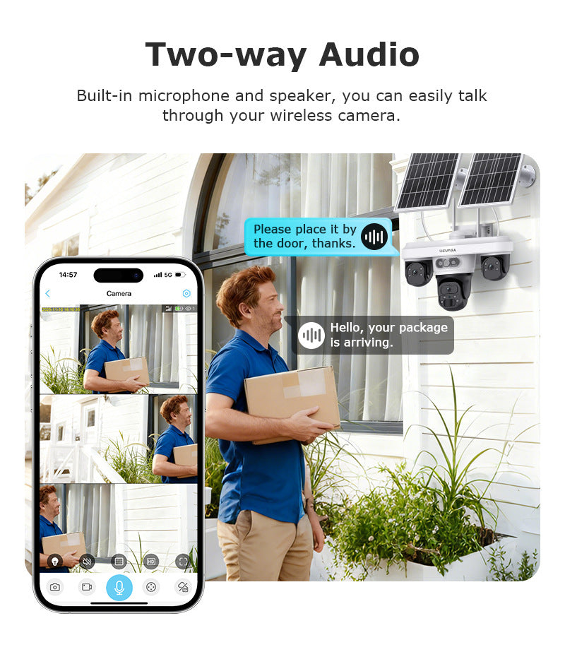 AOV Solar Camera Trinocular Solar Camera9MP High Definition Full Color AOV New Camera Product