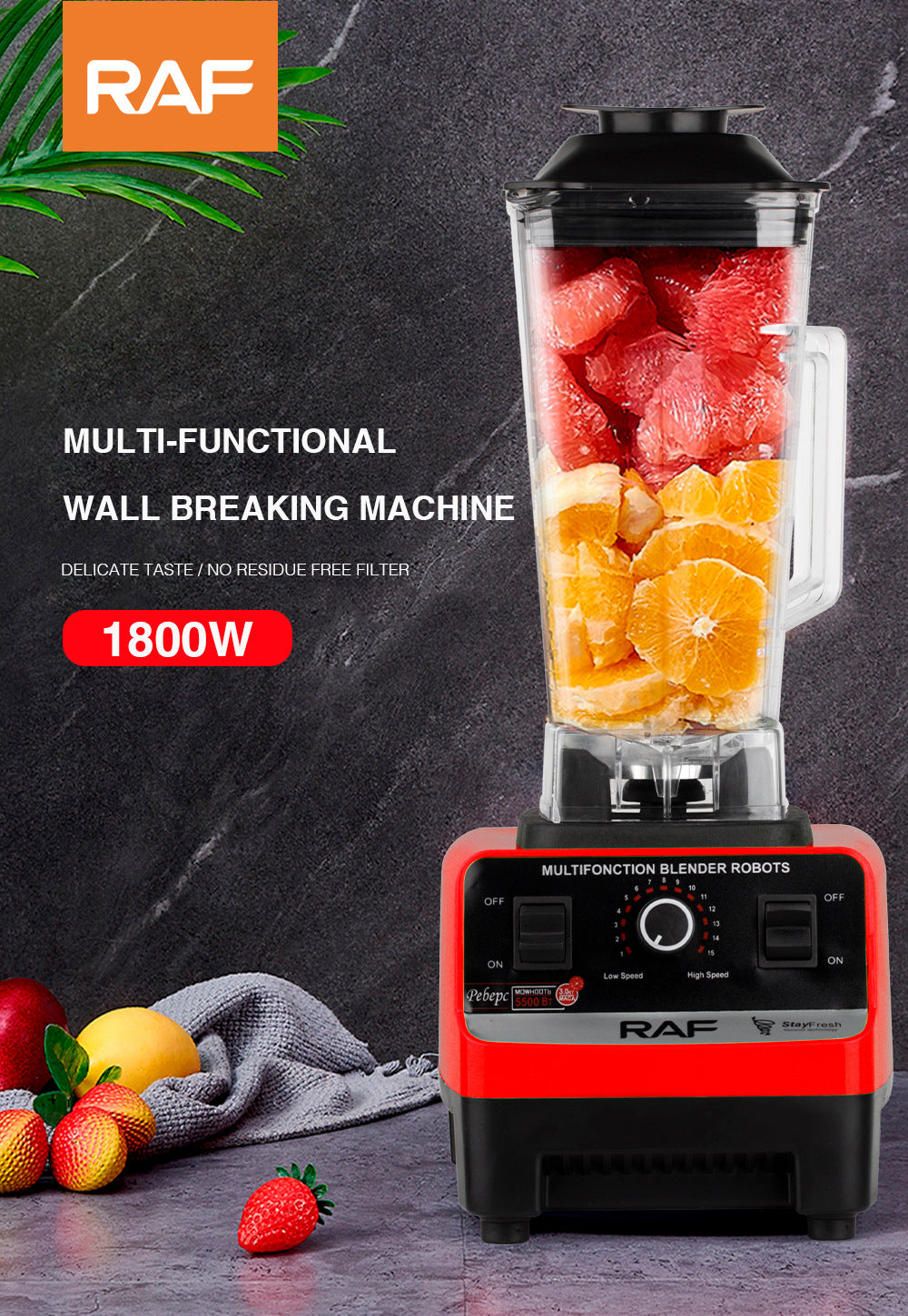 European Standard Blender Household High-Speed Blender Smoothie Cooking Machine Soy Milk Fruit Juicer