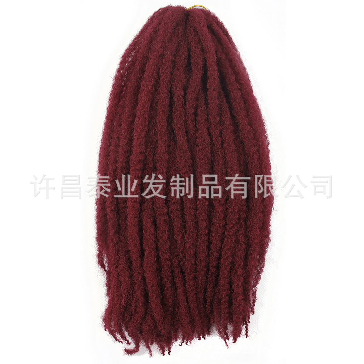 European American African Cross-Border Wig Dreadlocks Marley Braids Crochet Hair Afro Marley braids Big Caterpillar