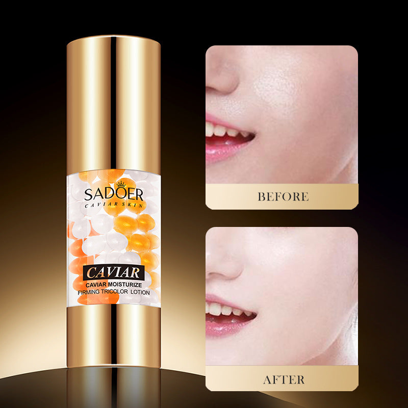 Caviar Essence Milk30mlSADOER Moisturizing and hydrating three-color lotion cross-border foreign trade wholesale