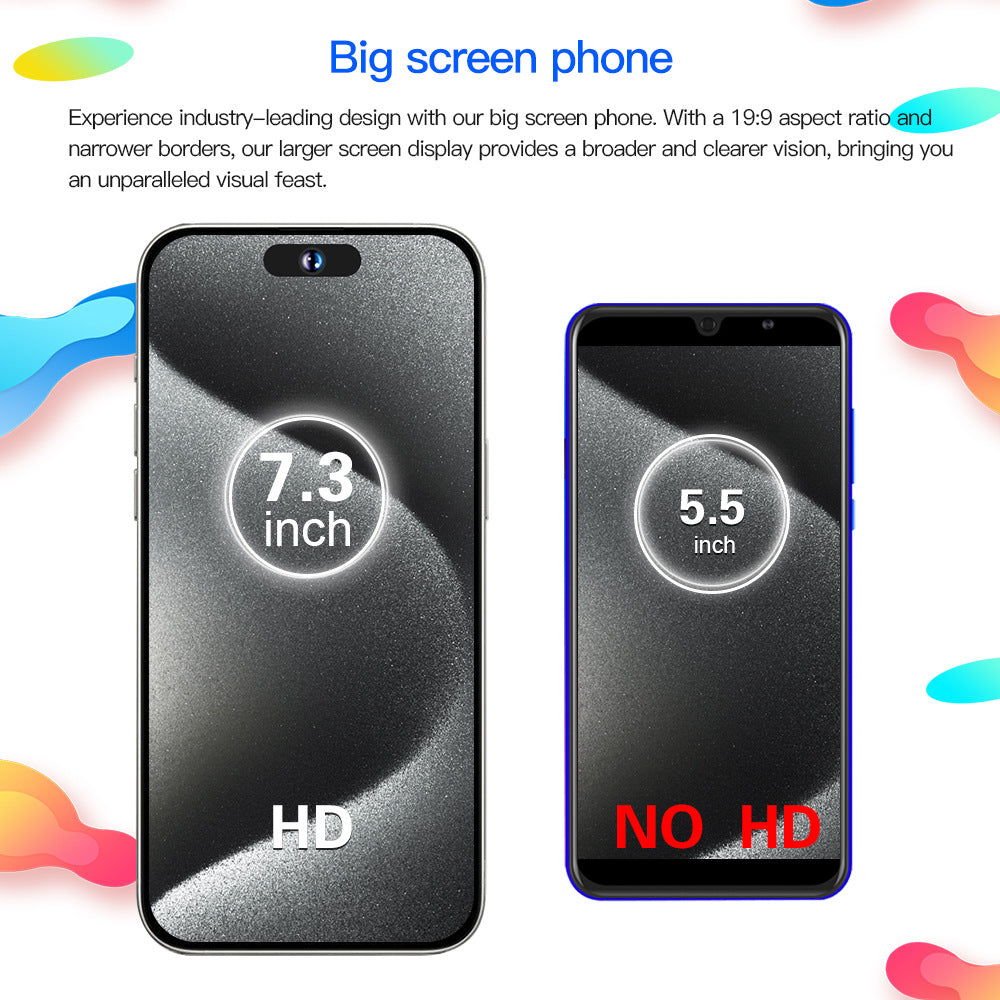 i15Pro Max Android Smartphone 7.3Extra-large Screen16+1T(Popular)