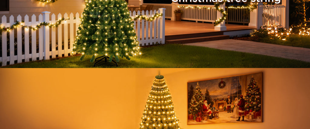 Christmas Tree Lights Christmas Garden Decoration Lights Colorful Lights String Lights Waterfall Tree Hanging Lights Christmas Bestsellers