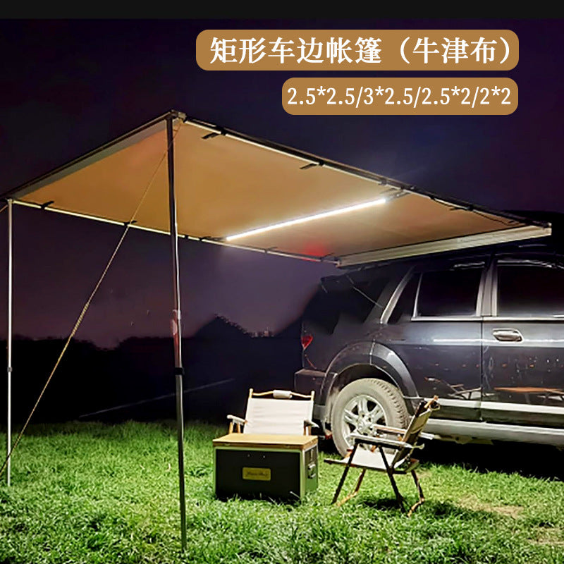 Car Side Tent Rainproof Sunshade Outdoor Side Awning Car Camping Gear2*2.5m Camping