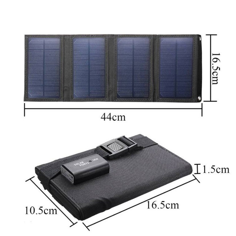20W Solar outdoor large capacity folding rechargeable solar panel