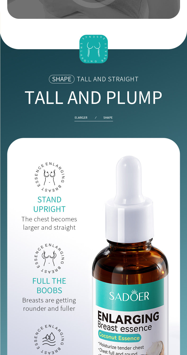 Full English Beauty Lotion30ml SADOER Coconut Extract Fengyun Massage Breast Care  Wholesale