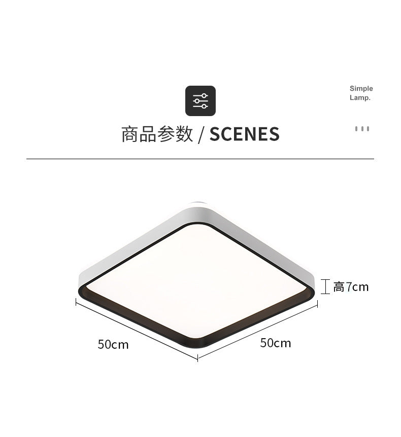 Zhongshan Lighting Full Spectrum Bedroom Lamp led Ceiling Lamp Nordic Modern Simple Room Smart Eye Protection Master Bedroom Lamp