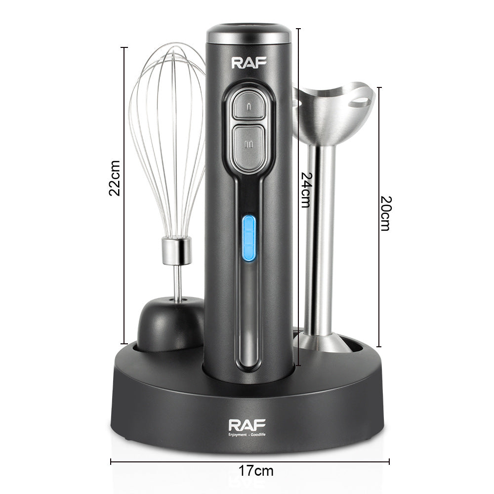 RAF EU Standard Portable Household Handheld Electric Stainless Steel Food Mixer Cooking Stick Stirrer3001